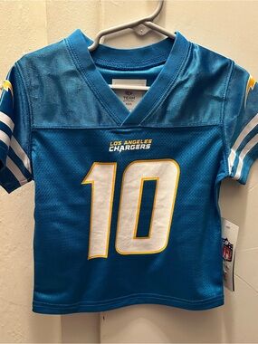 Kids' #10 Blue Football Jersey